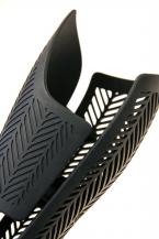 Bespoke Prosthetic Fairing - Herringbone Pattern in Black Polymer